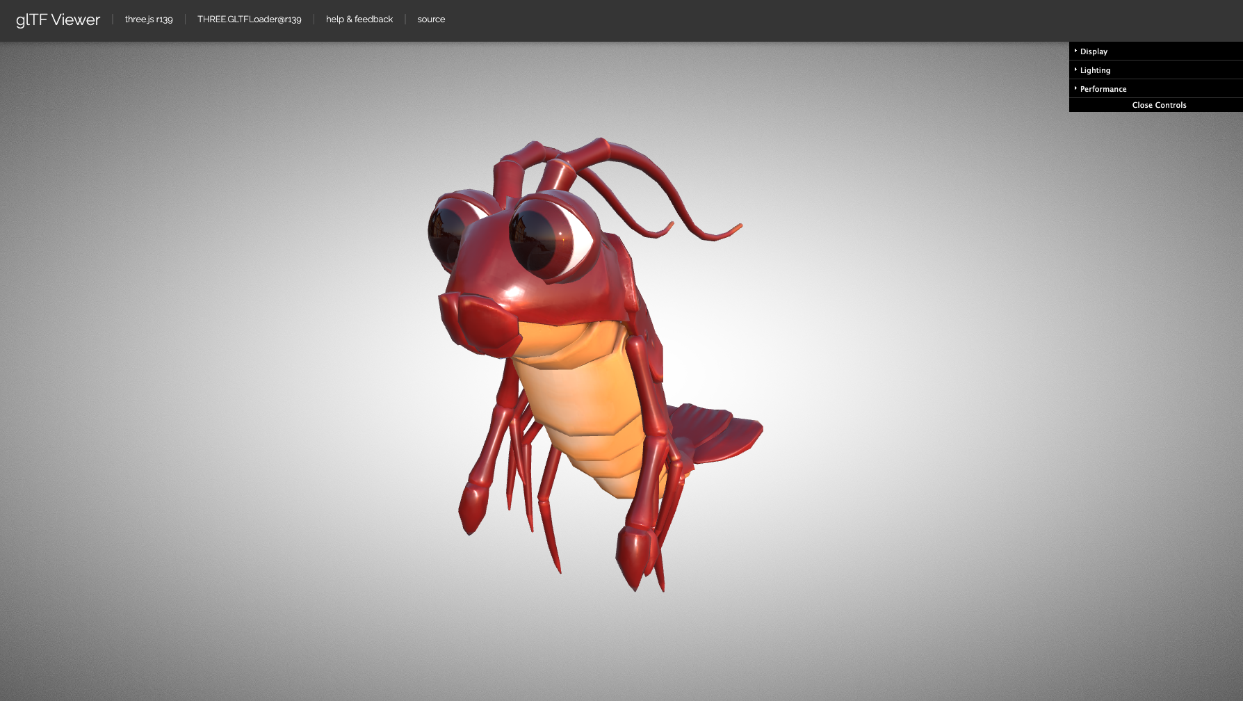 Lobster Character PBR